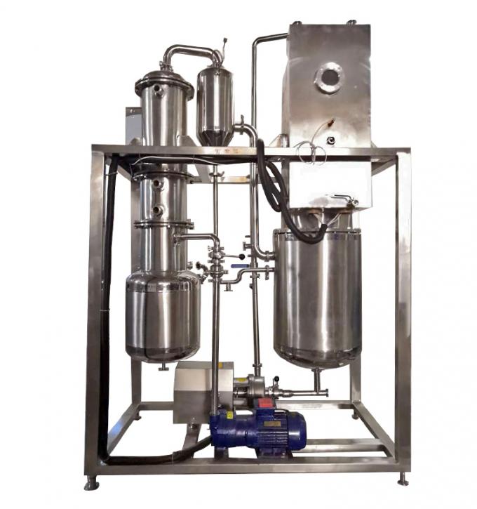 Distillation à couche descendante de vaporisateur du laboratoire CBD d'acier inoxydable