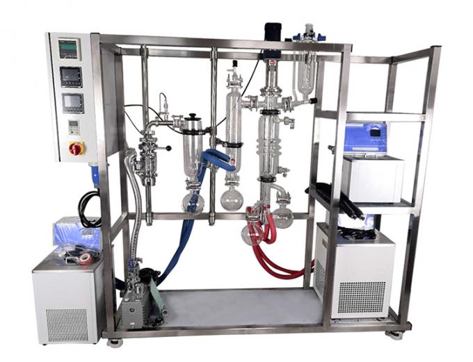 SS304 kit moléculaire de distillation d'huile de chanvre de l'éthanol CBD
