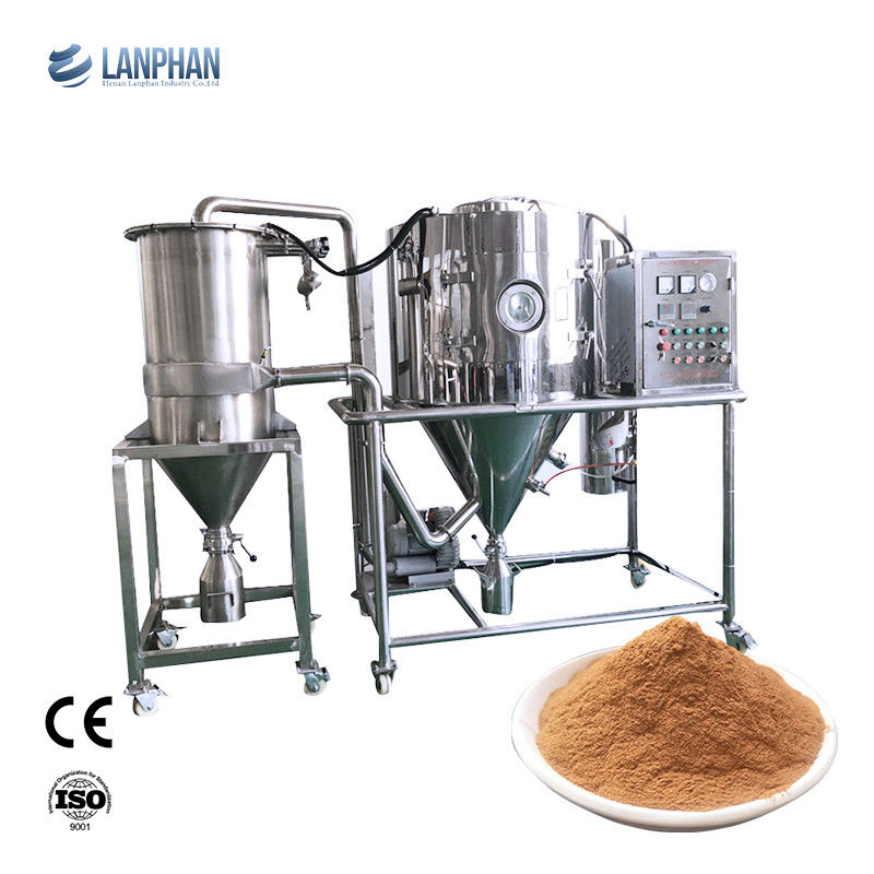 Machine de séchage par atomisation centrifuge 22000 tr/min avec évaporation d'eau de 10 kg/h pour la fabrication de poudre en laboratoire
