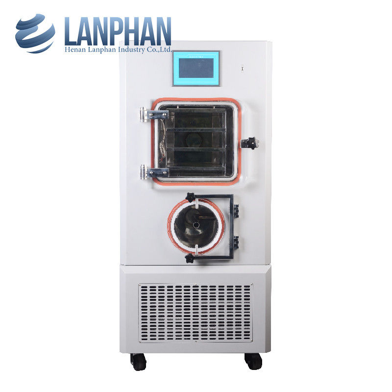 Séchoir à vide de laboratoire pilote avec capacité de captage d'eau de 4 kg/24h, refroidissement à air et alimentation 220VAC 50Hz