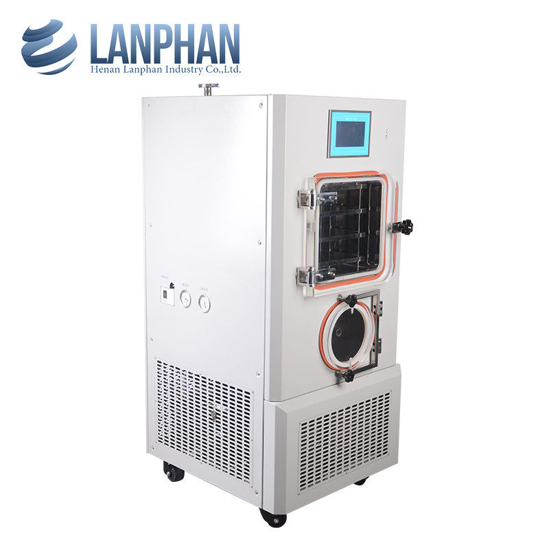 Séchoir à vide de laboratoire pilote avec capacité de captage d'eau de 4 kg/24h, refroidissement à air et alimentation 220VAC 50Hz