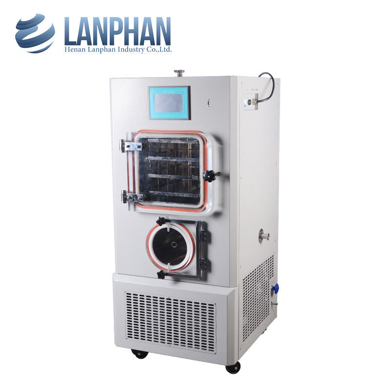 Séchoir à vide de laboratoire pilote avec capacité de captage d'eau de 4 kg/24h, refroidissement à air et alimentation 220VAC 50Hz