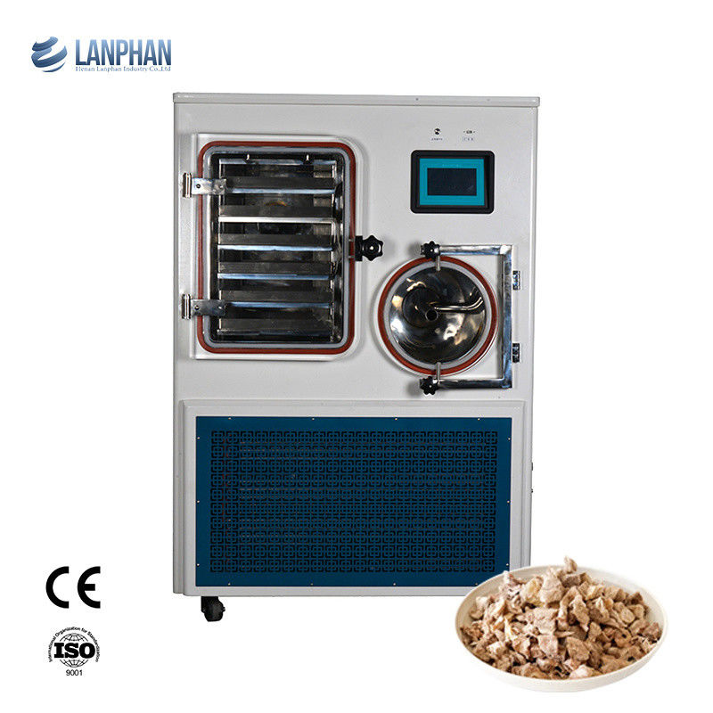 Lyophilisateur de congélation de laboratoire avec système de refroidissement à l'air, capacité de capture d'eau de 6 kg/24h et température de piège à froid < - 75 °C
