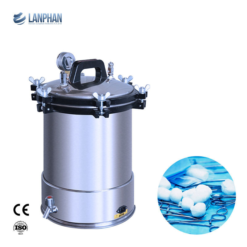 Cornue d'autoclave de stérilisateur pressurisée par vapeur d'affichage numérique 24 L pour la nourriture en boîte
