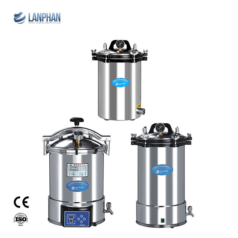 Cornue d'autoclave de stérilisateur pressurisée par vapeur d'affichage numérique 24 L pour la nourriture en boîte