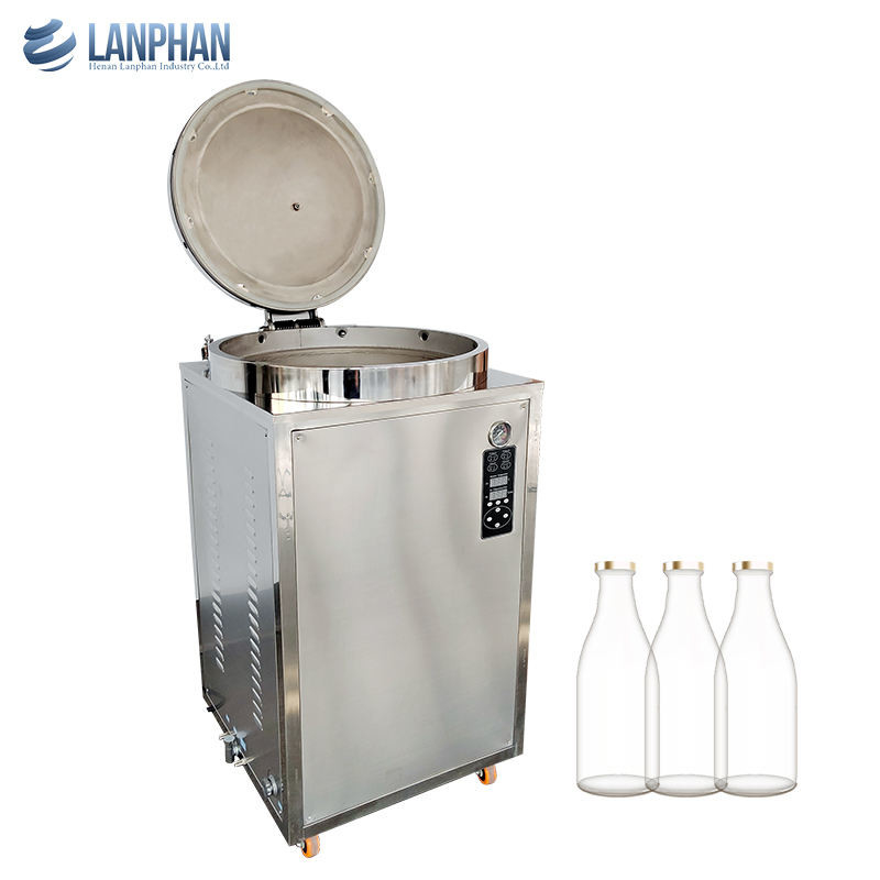 Autoclave à haute pression de grande cornue de 200 litres pour la stérilisation des boîtes en aluminium