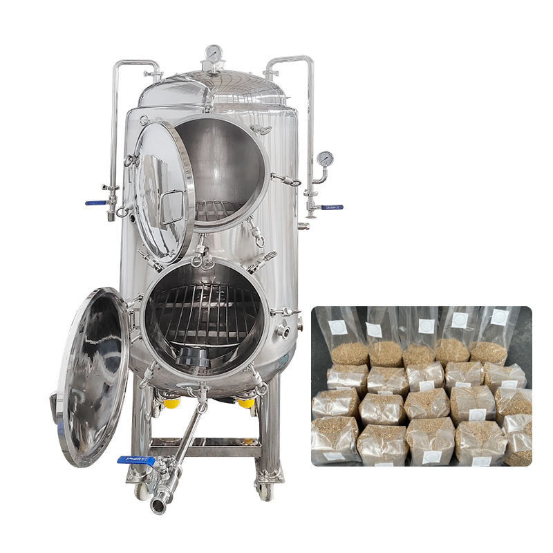 Stérilisateur à vapeur à autoclave vertical à phase unique 220V d'une capacité de 330 L et d'une pression de travail de 15 PSI