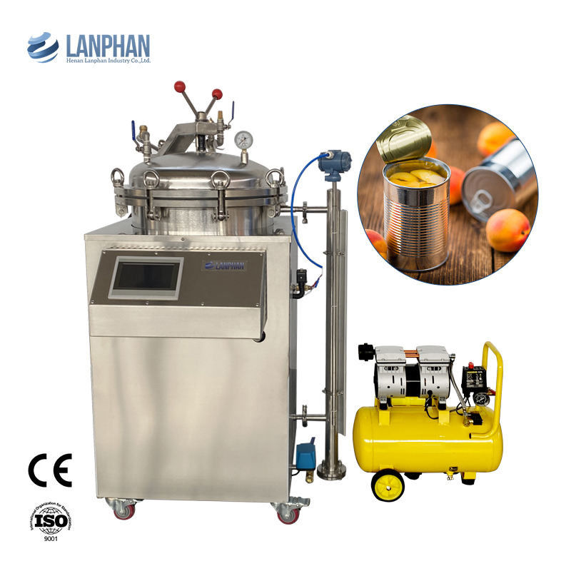 Autoclave stérilisateur industriel de 100L avec bain vapeur et eau pour stérilisation haute pression