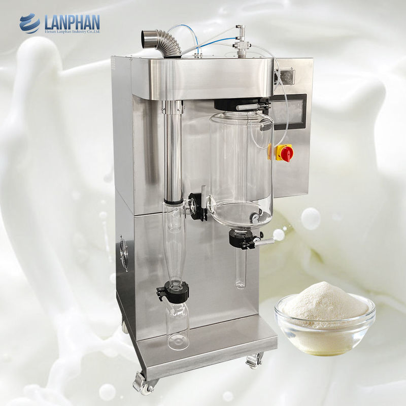 Mini machine de séchage par pulvérisation de laboratoire 2L Capacité SUS304 Matériau 3KW Puissance pour la poudre de lait de café