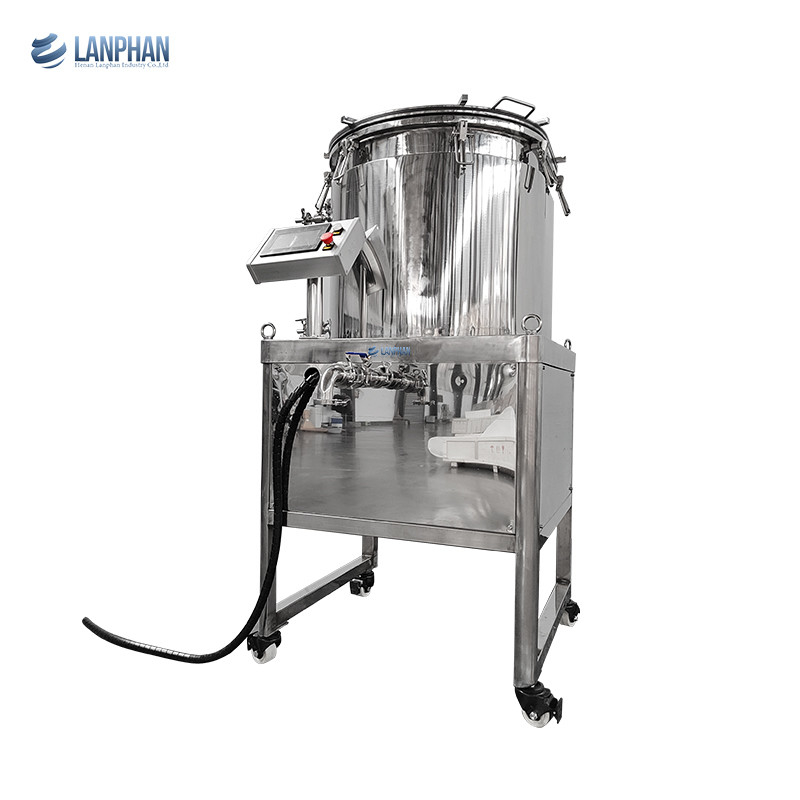 Machine de séparation des trichomes à eau glacée à bulles de hachage de 75 gallons