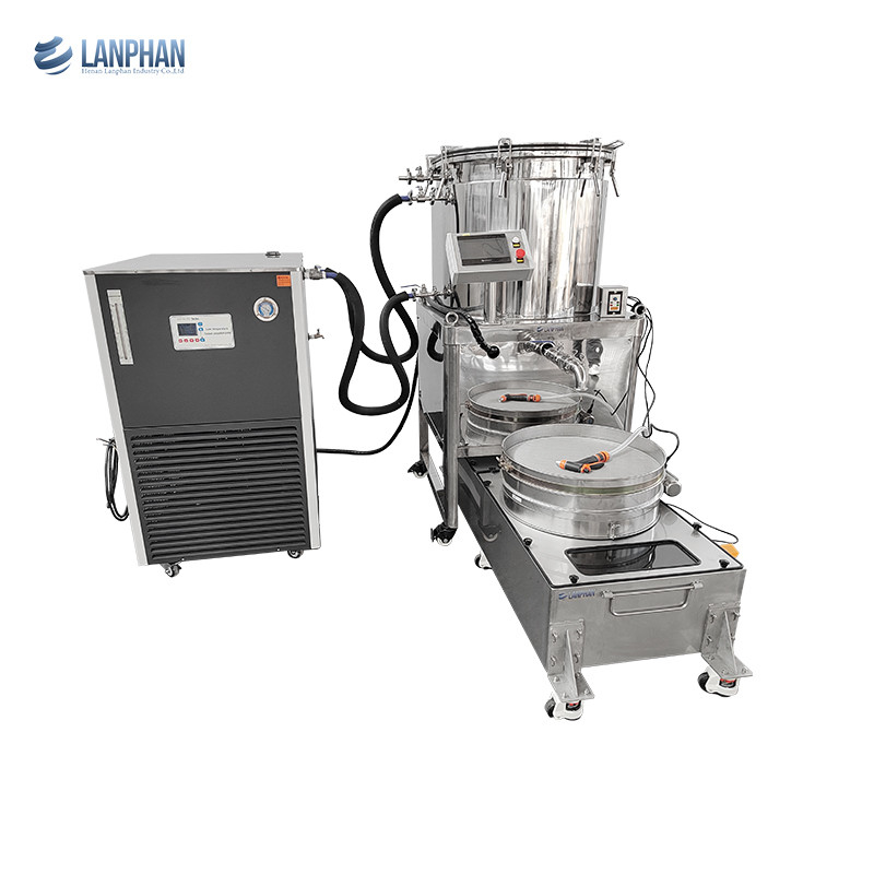 Extracteur sans solvant commercial de glace et d'eau Bubble Hash Vortex Trichome Separator Extraction sans solvant