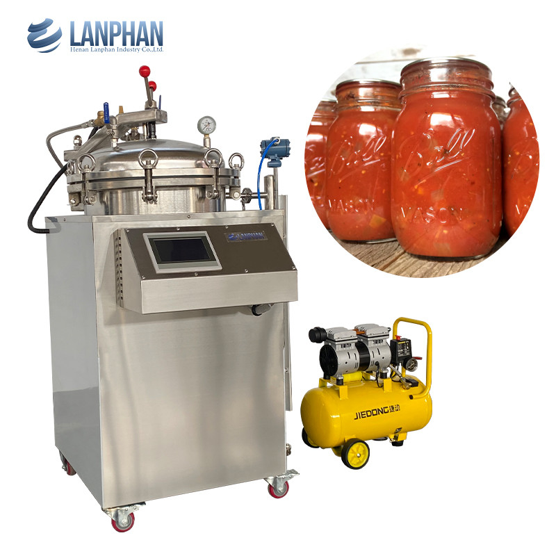 Autoclave pour les aliments avec emballage sous vide