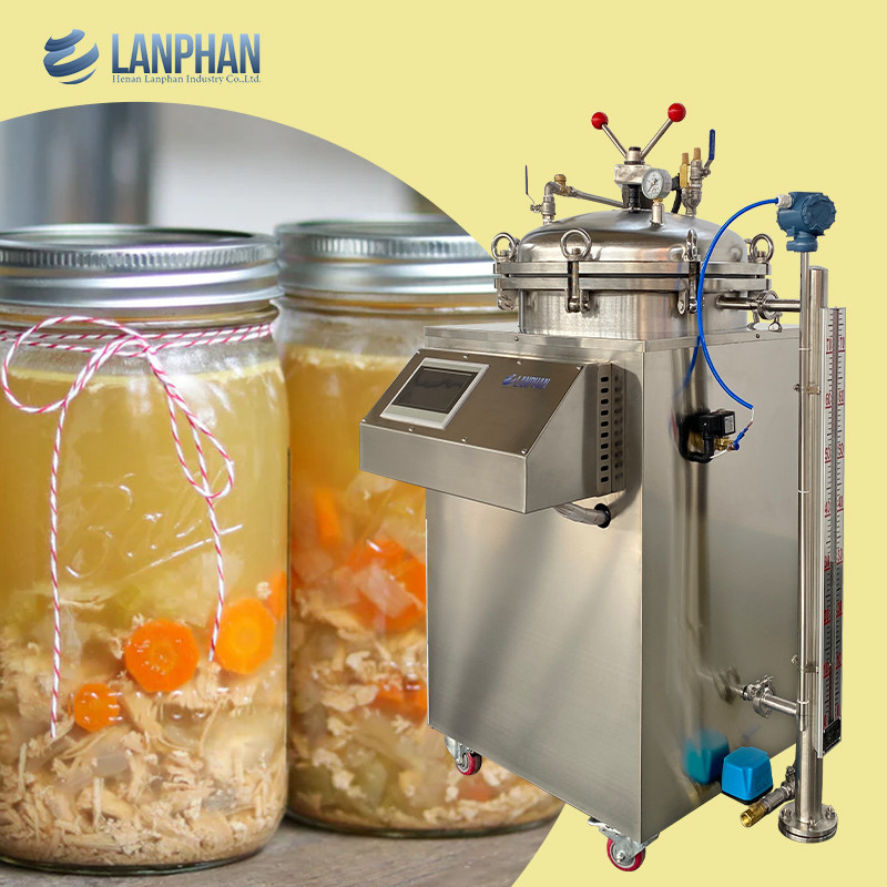 Autoclave pour les aliments avec emballage sous vide