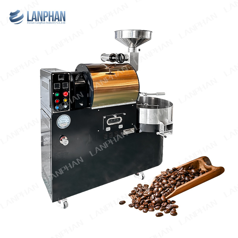 Machine de torréfaction de café à base de grains de café automatique pour café