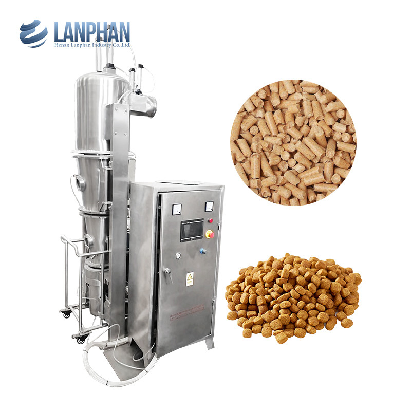 Granulateur de lit fluide en ébullition Lit fluide fluidisé en séchage Granulation pour poudre pharmaceutique