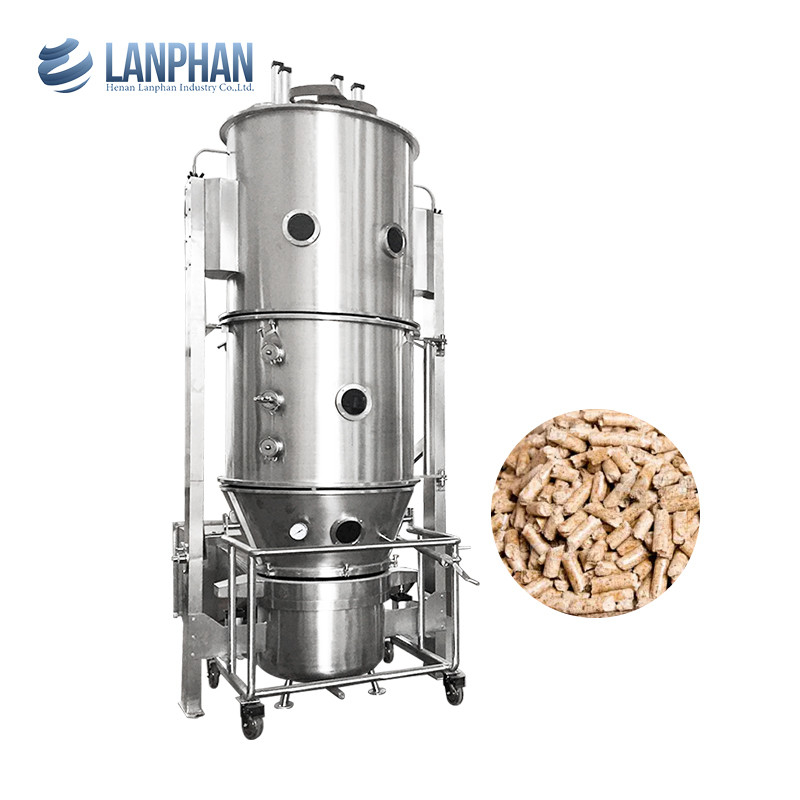 Granulateur de lit fluide en ébullition Lit fluide fluidisé en séchage Granulation pour poudre pharmaceutique