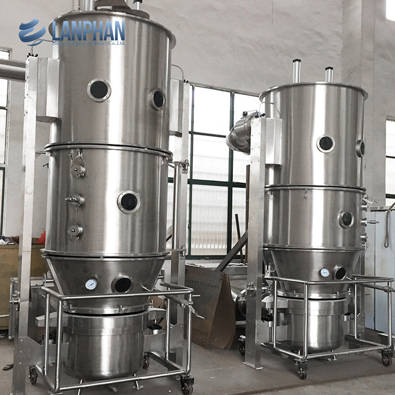 Granulateur de lit fluide en ébullition Lit fluide fluidisé en séchage Granulation pour poudre pharmaceutique
