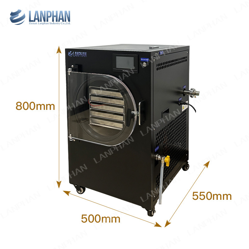 HFD-5 4-6KG / lot Petite machine de séchage par congélation maison Mini machine de séchage par congélation sous vide