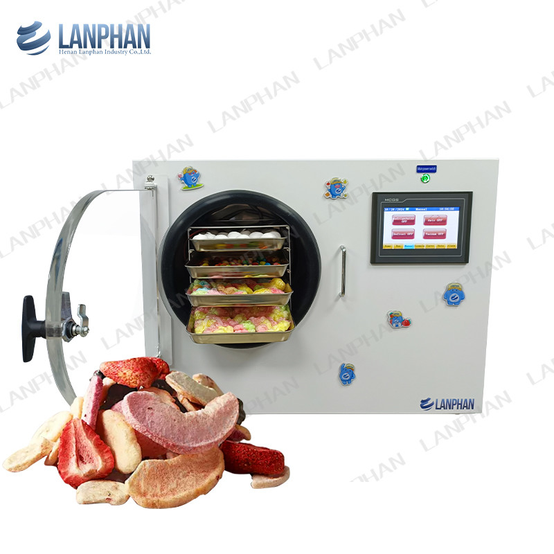 2 à 3 kg par lot Fruits légumes Jus de lait Caffè Sécheuse machine de congélation Sécheuse pour la maison
