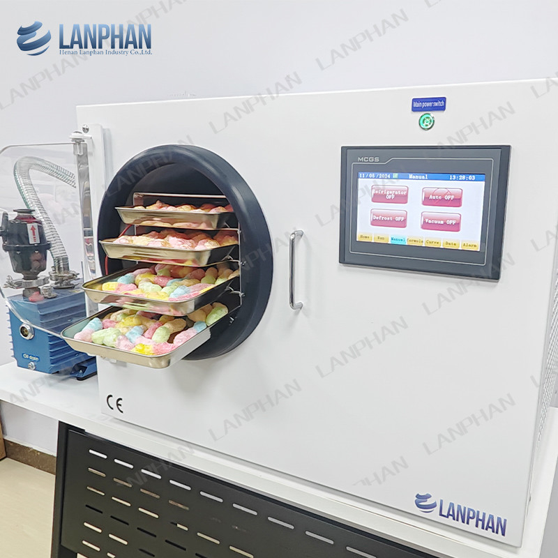 2 à 3 kg par lot Fruits légumes Jus de lait Caffè Sécheuse machine de congélation Sécheuse pour la maison