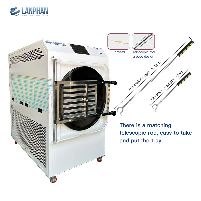 55 kg-60 kg / lot 14 plateaux Machine de congélation commerciale 4m2 congélateur pour aliments