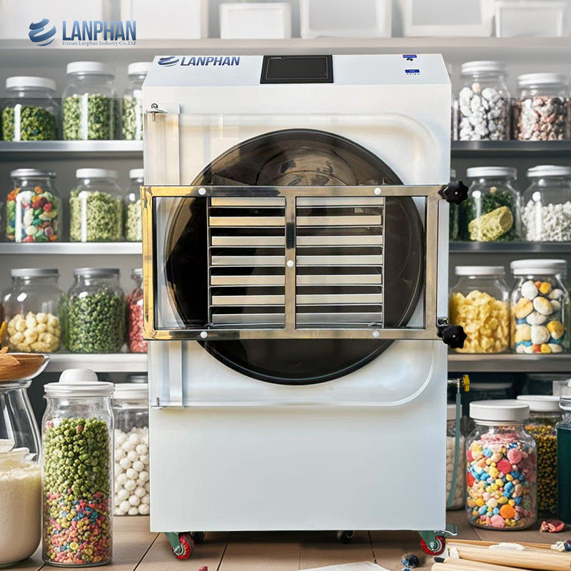 4m2 14 Grands Plateaux Machine de Séchage de Fruits Alimentaires sous Vide Prix Équipement Commercial de Lyophilisation sous Vide Alimentaire