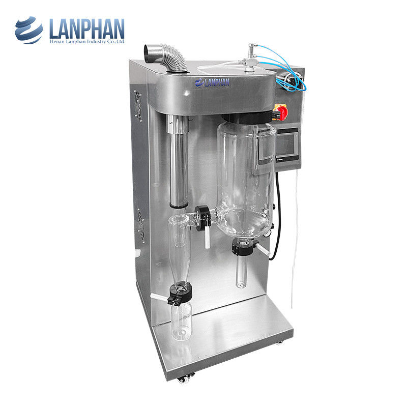Mini machine de séchage de poudre d'œuf en poudre de café en verre de 2000 ml pour le détergent de sirop de sucre