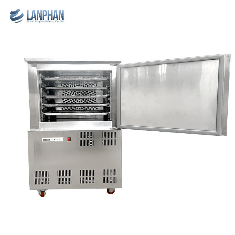 -45℃ 5-Tray 130l Blast Freezer For Meat And Chicken Shrimp Small Blast Freezer Factory Price