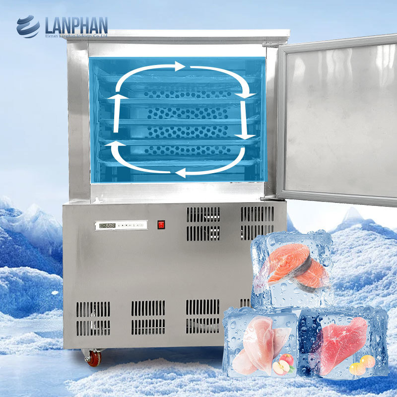 -45℃ 130L Commercial Food Blast Chiller Machine Sale Instant Fish/Chicken Fast/Quick/Blast Freezer