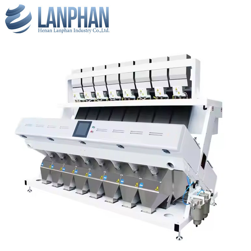 Machine de tri optique de couleur multicanal pour riz, noix et graines