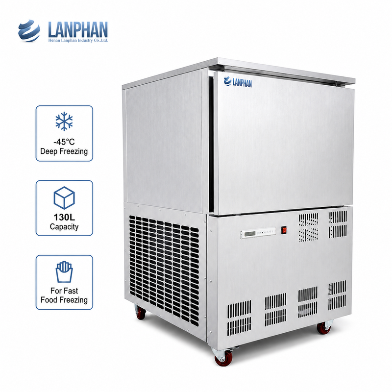 Commercial -45°C Deep Flash Freezer Industrial Quick Blast Freezer for Seafood & Meat