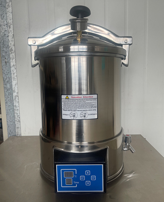 machine à haute pression AC220V de stérilisateur de vide de vapeur d'autoclave de 18L 24L