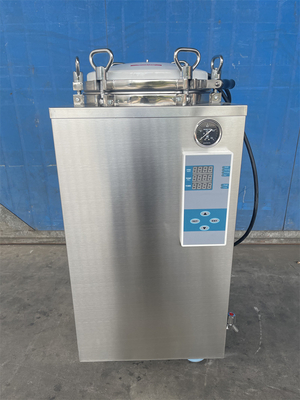 Hôpital portatif d'autoclave de stérilisateur à vapeur vertical de laboratoire médical