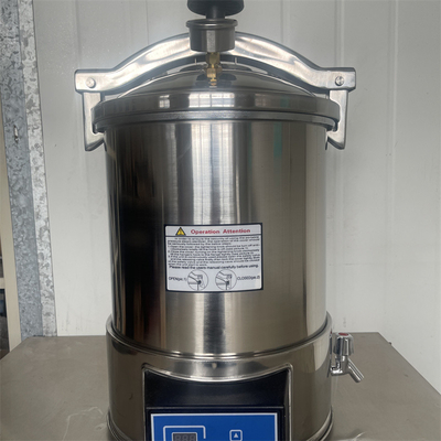 Chauffage électrique portatif 18L 24L de stérilisateur d'autoclave de laboratoire dentaire médical