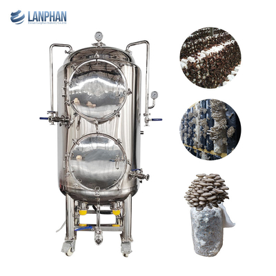 330L Sacs d'autoclave à vapeur industriels Stérilisation de champignons chaudière 9 kW