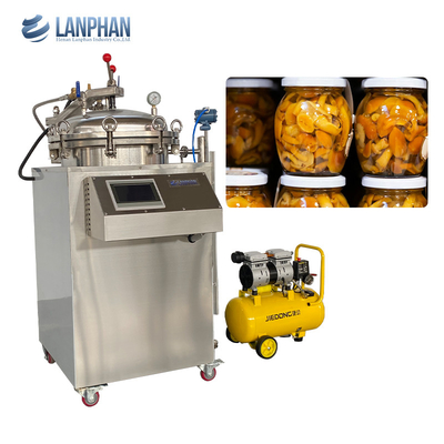 Stérilisateur à autoclave pour aliments à rétort verticale