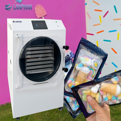 Lanphan 7-Tray Medium Home Freeze Dryer Noir Blanc Freeze Dry À la maison pour les fruits alimentaires