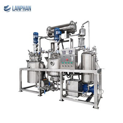 Concentrator d'extraction en acier inoxydable multifonctionnel réservoir d'extraction et de concentration