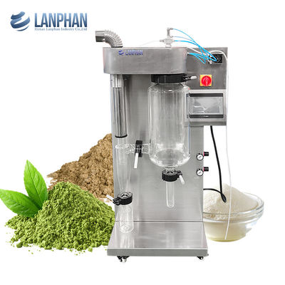 Mini machine de séchage de poudre d'œuf en poudre de café en verre de 2000 ml pour le détergent de sirop de sucre