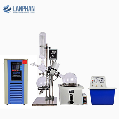 Prix d'evaporateur rotatif de vide de Rotovap 5L 10L 20L 50L d'équipement de distillation de la Chine