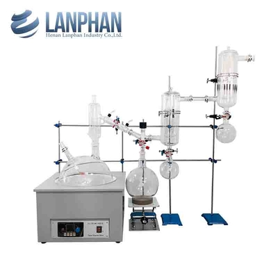Vide kit en verre de distillation fractionnaire de Cbd de 20 litres