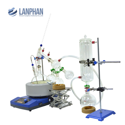 Un chauffage plus froid du système 650W de distillation de chemin court de la tête 2L