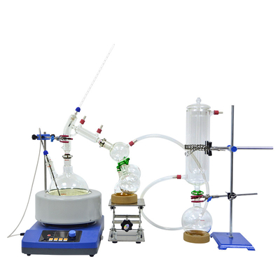 purification d'extraction de Cbd d'équipement de distillation de chemin court du laboratoire 5L